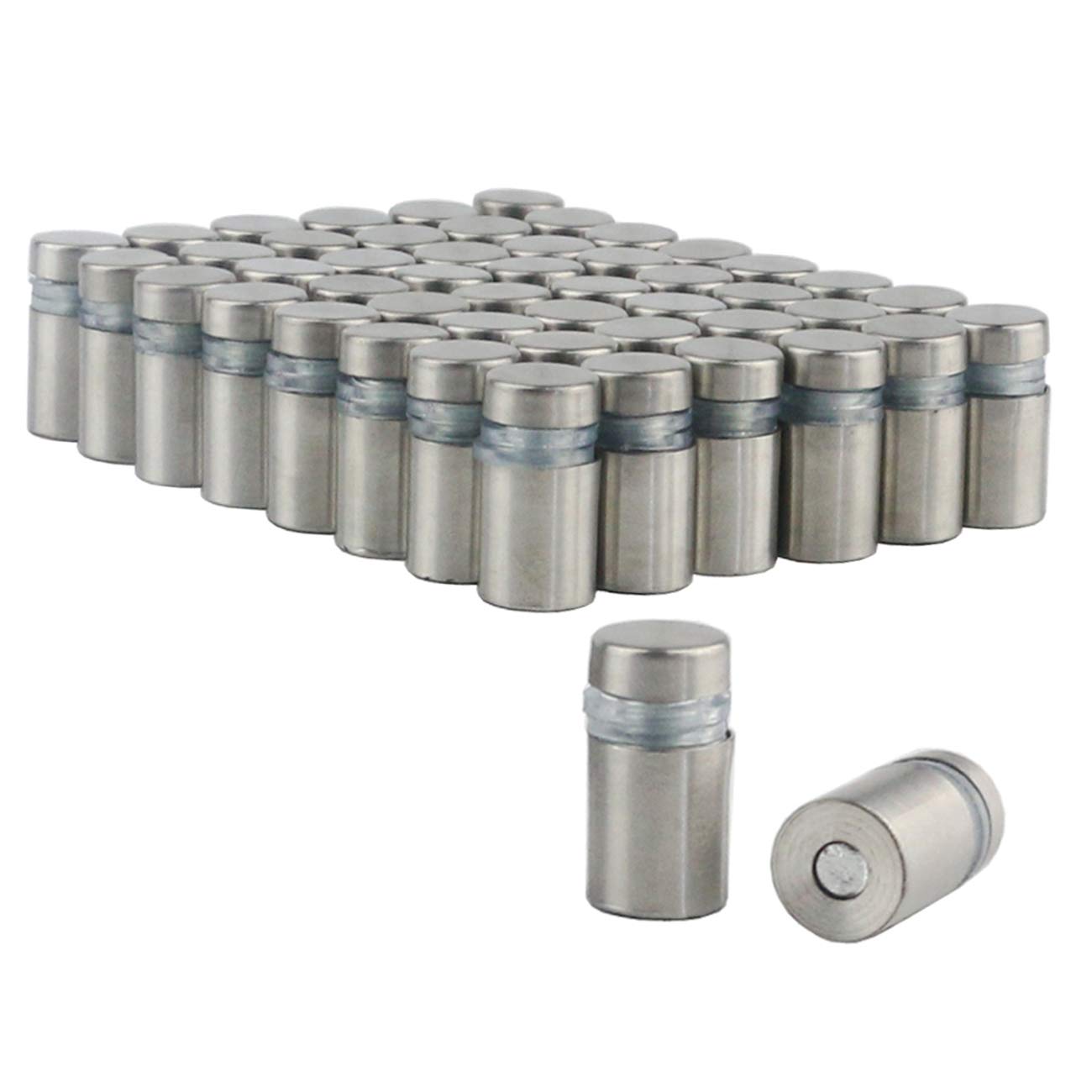 12 x 20 mm Glass Wall Standoffs, 50 Pack