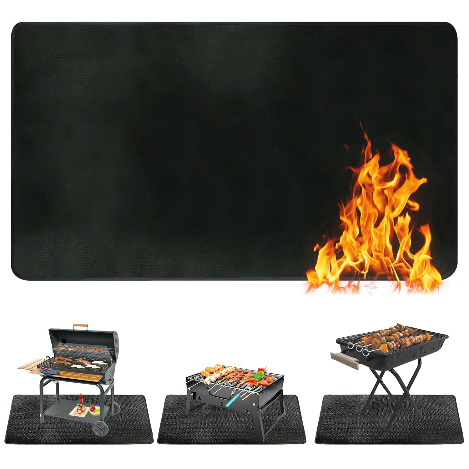 48 x 30 in. Under Grill Mat