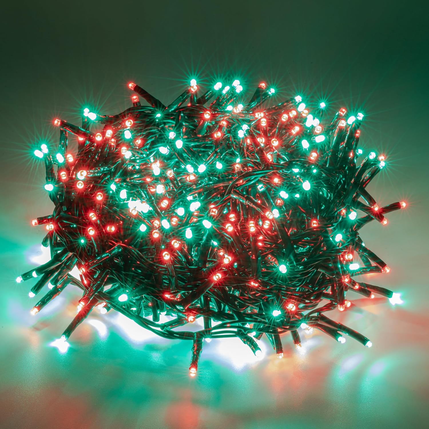 82 ft. Cluster Lights, 1000 LED Red and Green