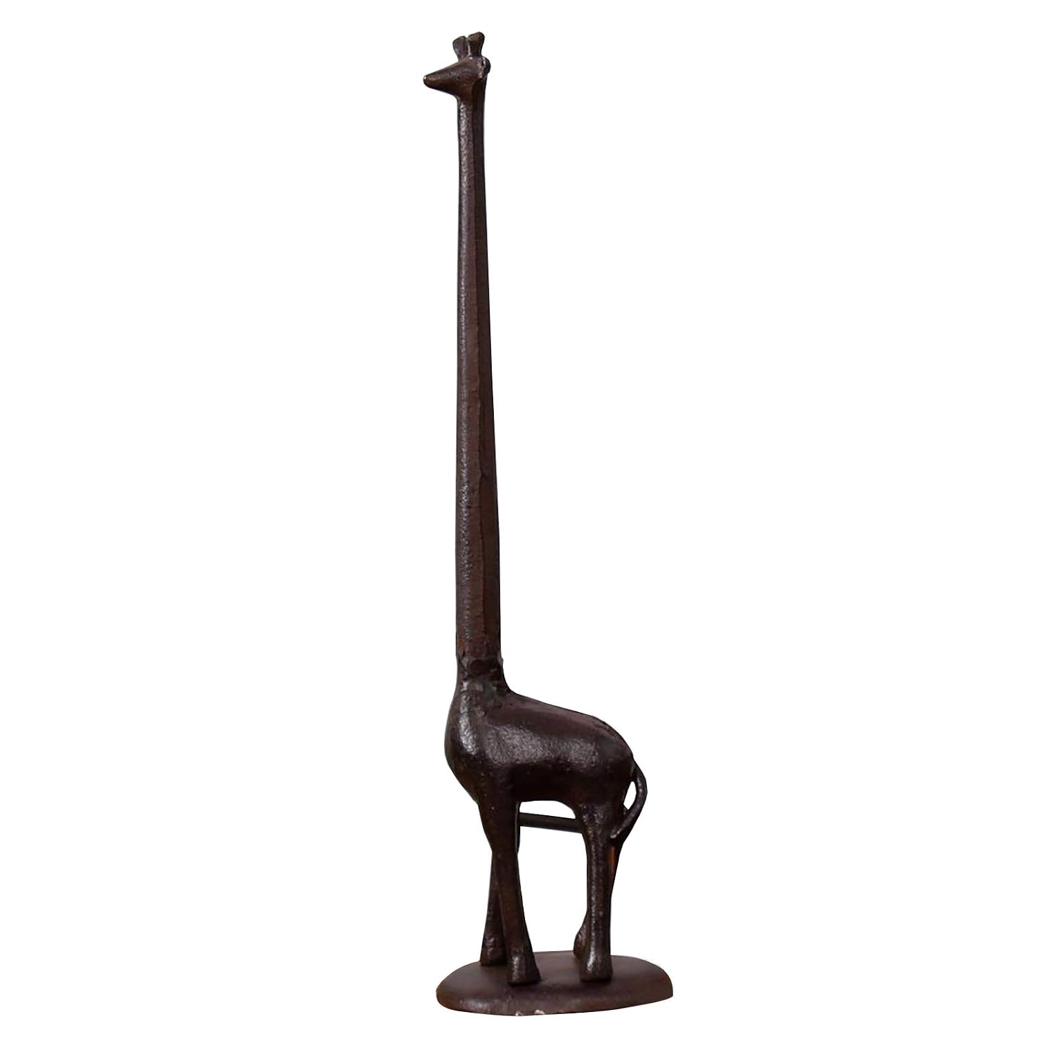 Cast Iron Giraffe Toilet Paper Holder
