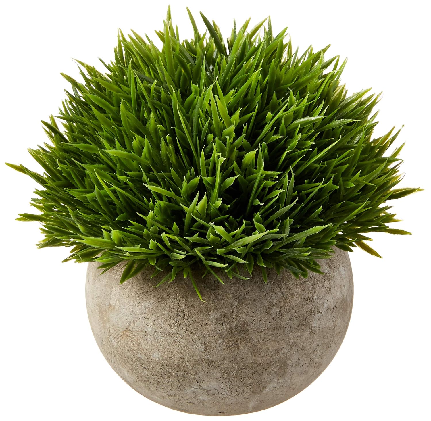 Mini Faux Plants in Pots, Green Grass